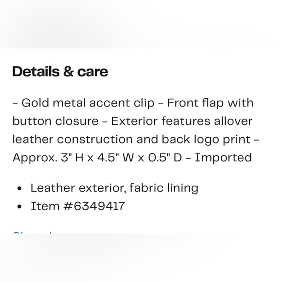 Aimee Kestenberg “ Ashley Pouch” Leather Wallet Clip in Tea Rose *NWT - Picture 11 of 12